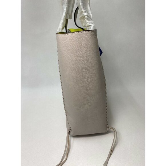 NWT Rebecca Minkoff Panama Tote in Putty HU17GPNAT99 Beige / Neon MSRP $275 - Picture 5 of 6